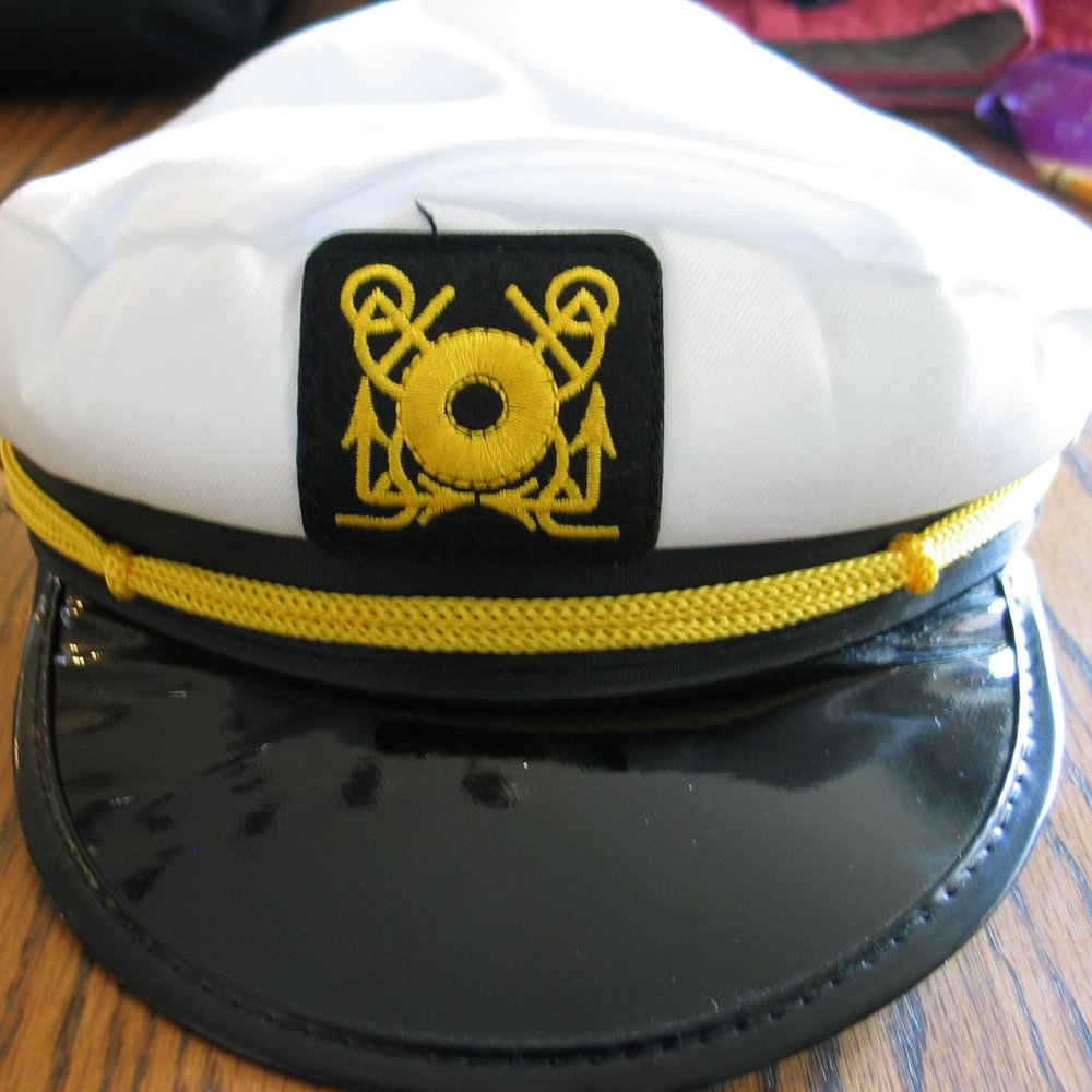 Boat Captain adjustable toy hat NEW - Picture 2 of 3